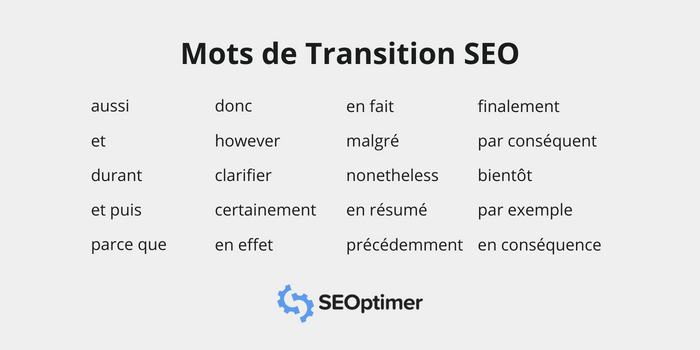 mots de transition